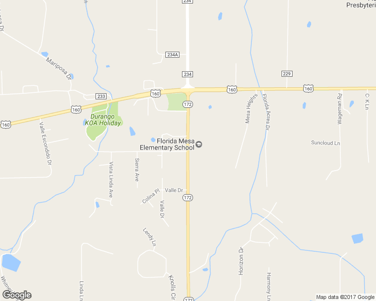 map of restaurants, bars, coffee shops, grocery stores, and more near 216 Highway 172 in Durango