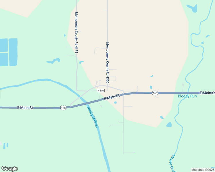 map of restaurants, bars, coffee shops, grocery stores, and more near 5879 County Road 4300 in Independence