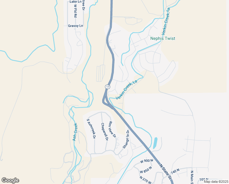 map of restaurants, bars, coffee shops, grocery stores, and more near 1460 South Zions Parkway in Toquerville