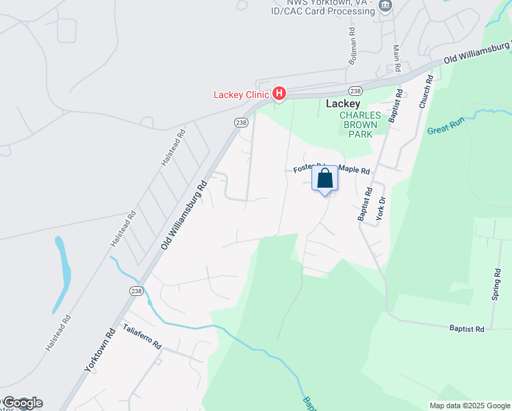 map of restaurants, bars, coffee shops, grocery stores, and more near 302 Vivian Court in Yorktown
