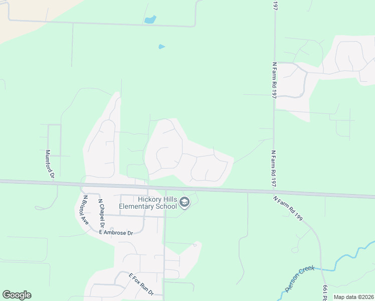 map of restaurants, bars, coffee shops, grocery stores, and more near 1600 North Waterstone Avenue in Springfield