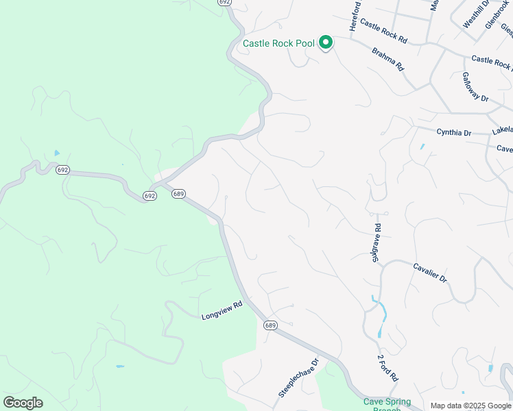 map of restaurants, bars, coffee shops, grocery stores, and more near 6572 Forest View Road in Cave Spring