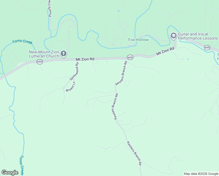 map of restaurants, bars, coffee shops, grocery stores, and more near 3200-3262 Nikkel Ln in Blacksburg