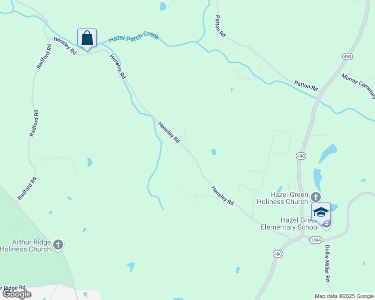 map of restaurants, bars, coffee shops, grocery stores, and more near 55 Little County Road in East Bernstadt