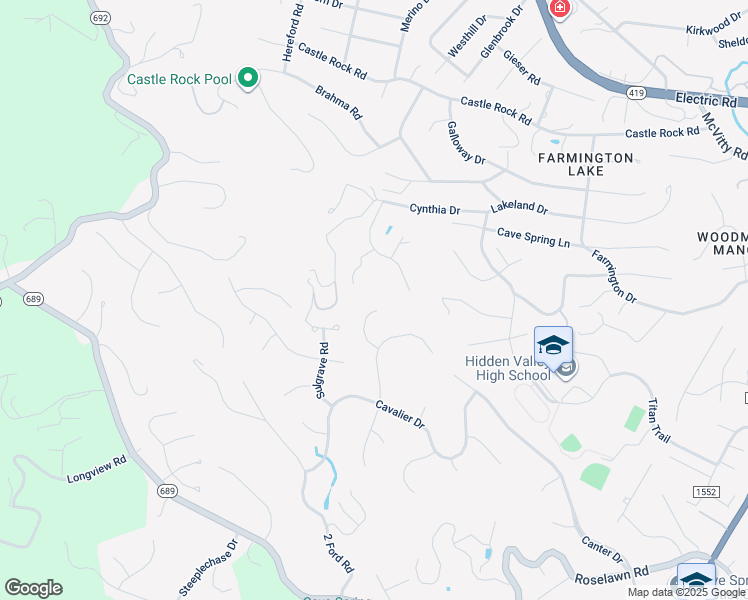 map of restaurants, bars, coffee shops, grocery stores, and more near 5842 Old Locke Court in Cave Spring