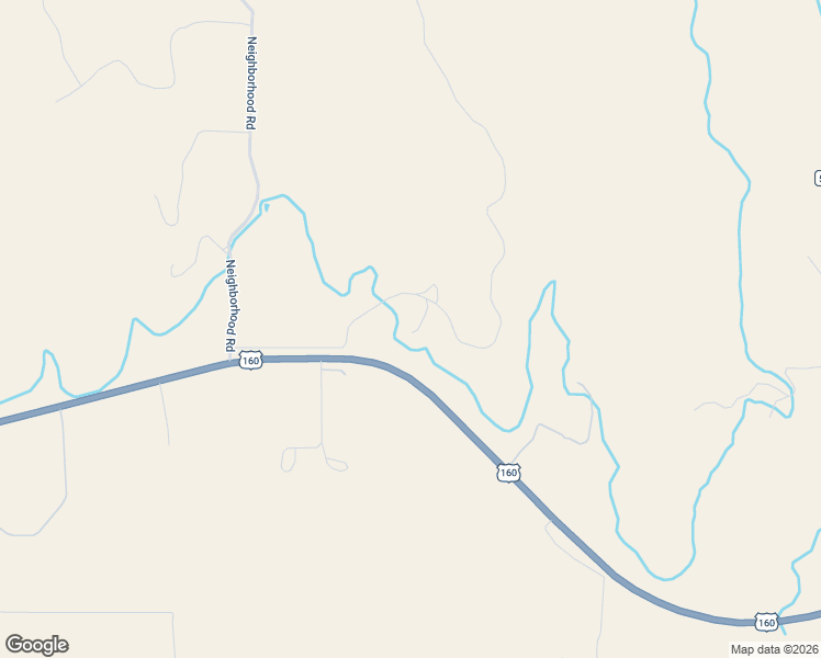 map of restaurants, bars, coffee shops, grocery stores, and more near U.S. 160 in Bayfield