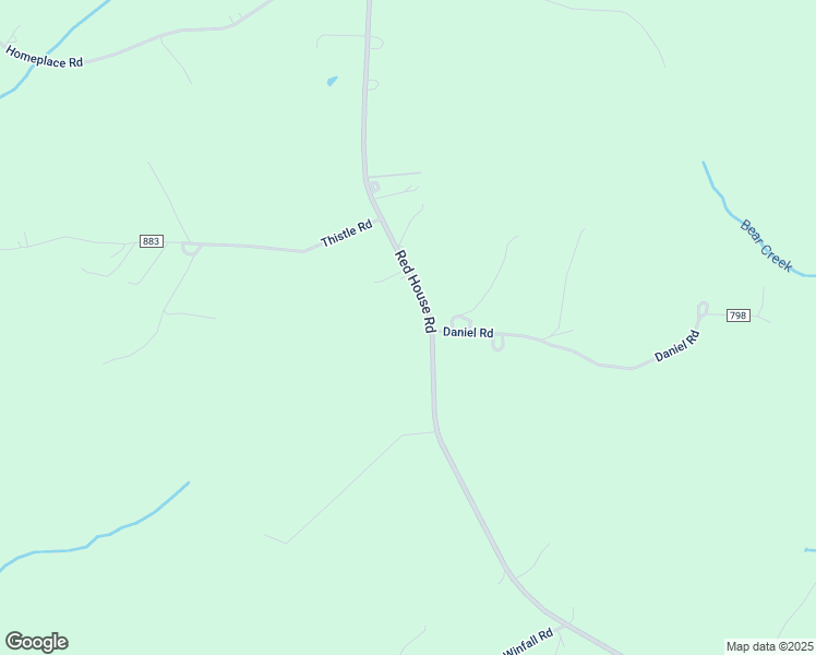 map of restaurants, bars, coffee shops, grocery stores, and more near 4499 Red House Road in Rustburg