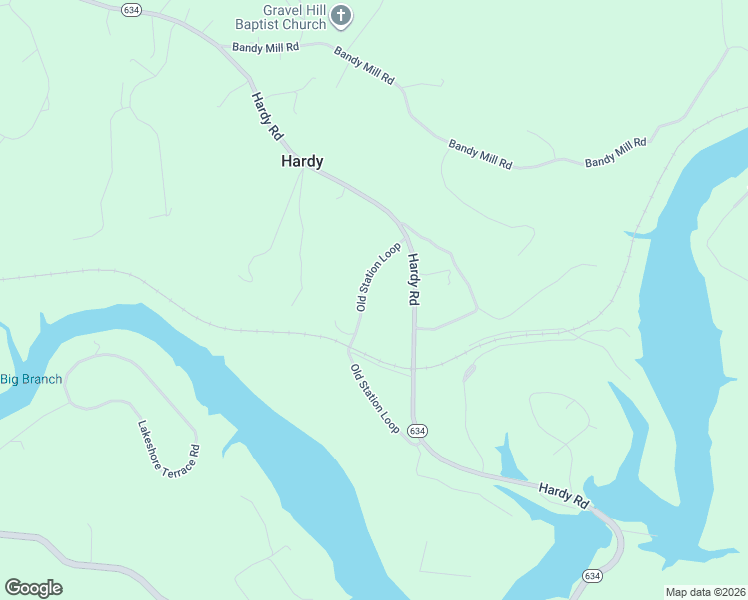 map of restaurants, bars, coffee shops, grocery stores, and more near 1197 Old Station Loop in Hardy