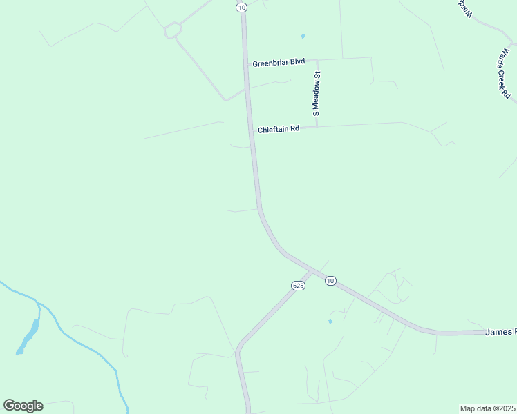map of restaurants, bars, coffee shops, grocery stores, and more near 15301 James River Drive in Disputanta