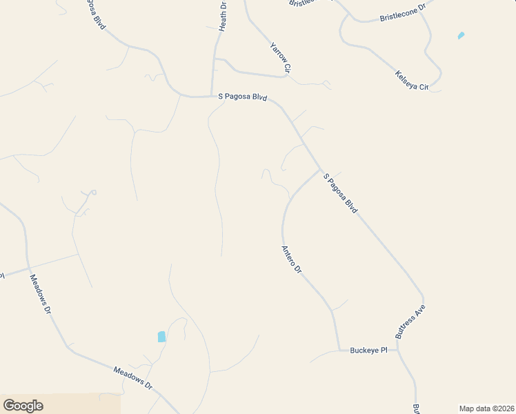 map of restaurants, bars, coffee shops, grocery stores, and more near 177 Antero Drive in Pagosa Springs