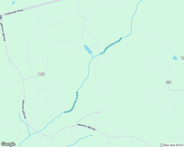 map of restaurants, bars, coffee shops, grocery stores, and more near 927 Two Bid Road in Evington