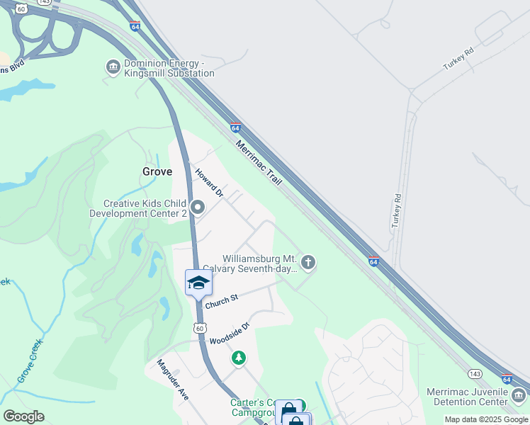 map of restaurants, bars, coffee shops, grocery stores, and more near 159 Jackson Street in Williamsburg
