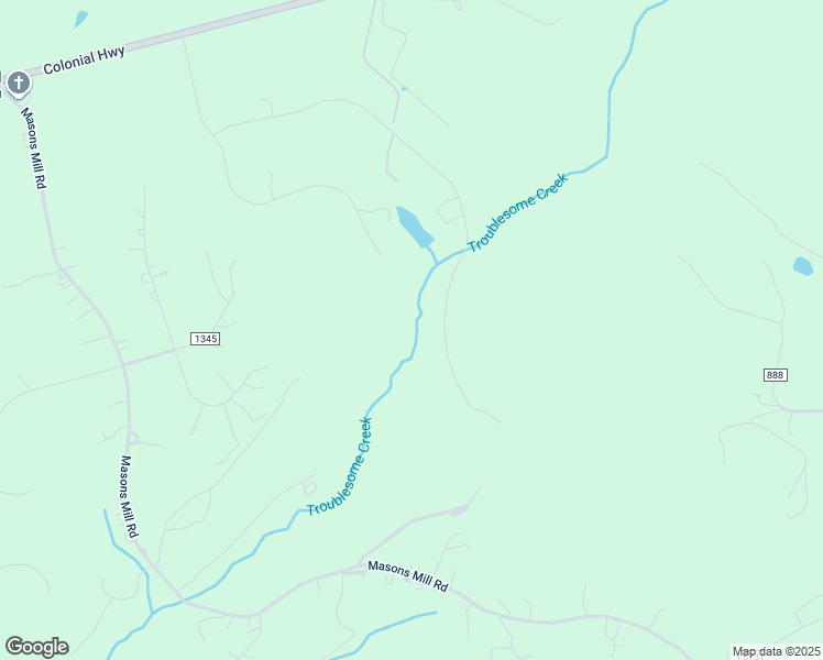 map of restaurants, bars, coffee shops, grocery stores, and more near 927 Two Bid Road in Evington