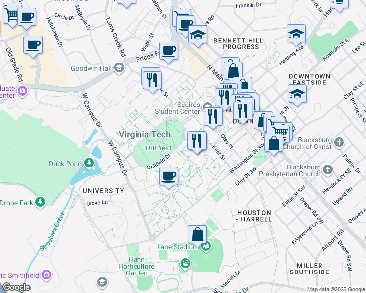 440 Drillfield Drive, Blacksburg VA Walk Score