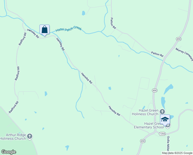 map of restaurants, bars, coffee shops, grocery stores, and more near 55 Little County Road in East Bernstadt