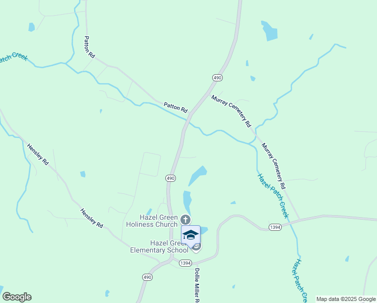 map of restaurants, bars, coffee shops, grocery stores, and more near 3988 Kentucky 490 in East Bernstadt
