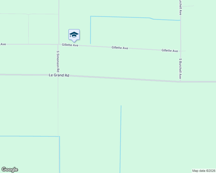 map of restaurants, bars, coffee shops, grocery stores, and more near 10384 East Le Grand Road in Le Grand