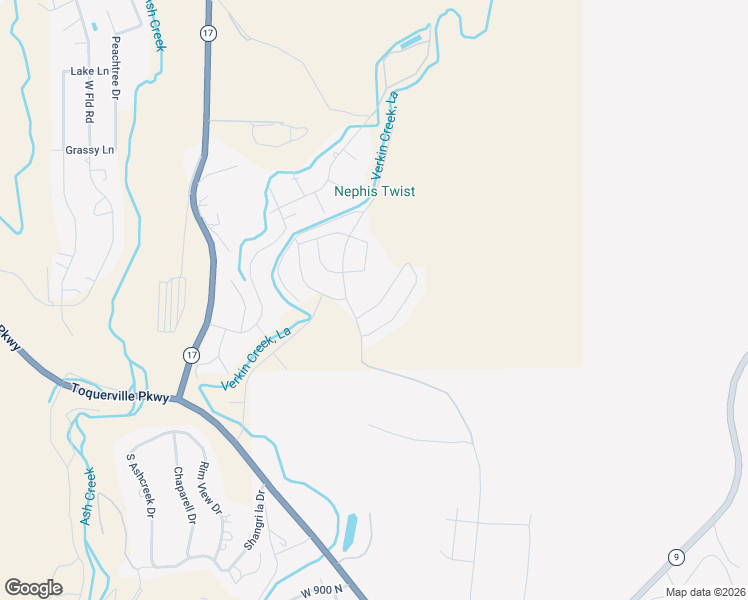 map of restaurants, bars, coffee shops, grocery stores, and more near 325 East Zion Trail in Toquerville