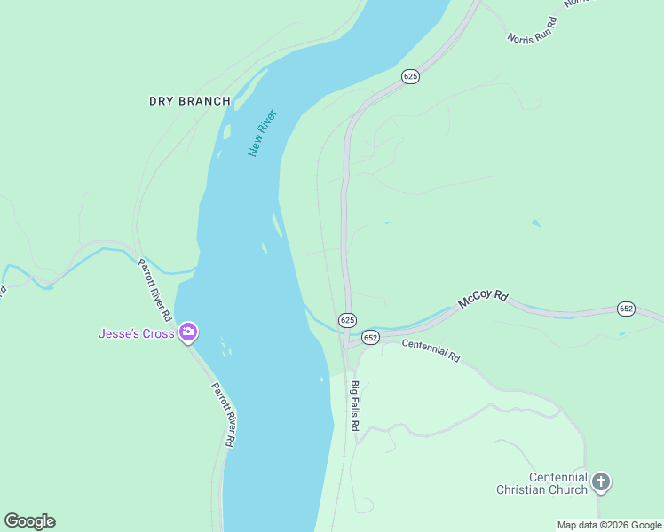 map of restaurants, bars, coffee shops, grocery stores, and more near 2349 Big Falls Road in Blacksburg