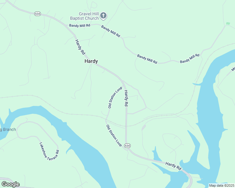 map of restaurants, bars, coffee shops, grocery stores, and more near 1076 Old Station Loop in Hardy