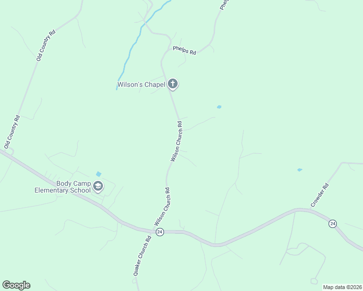 map of restaurants, bars, coffee shops, grocery stores, and more near 2240 Wilson Church Road in Bedford