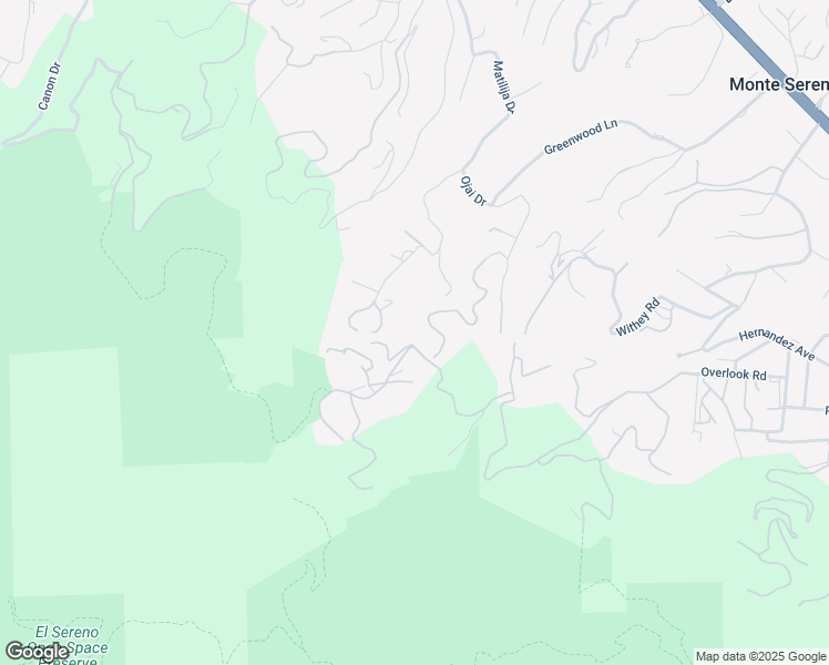 map of restaurants, bars, coffee shops, grocery stores, and more near 19135 Overlook Road in Los Gatos
