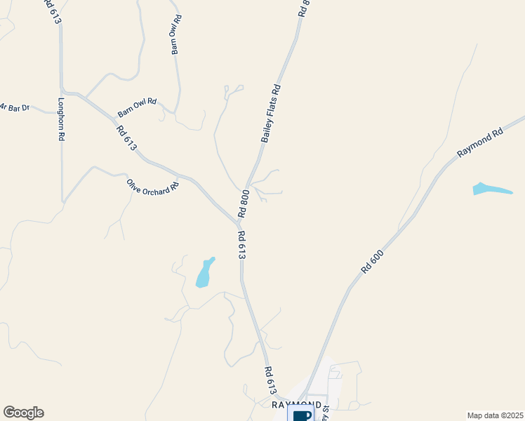 map of restaurants, bars, coffee shops, grocery stores, and more near 33019 Road 800 in Raymond