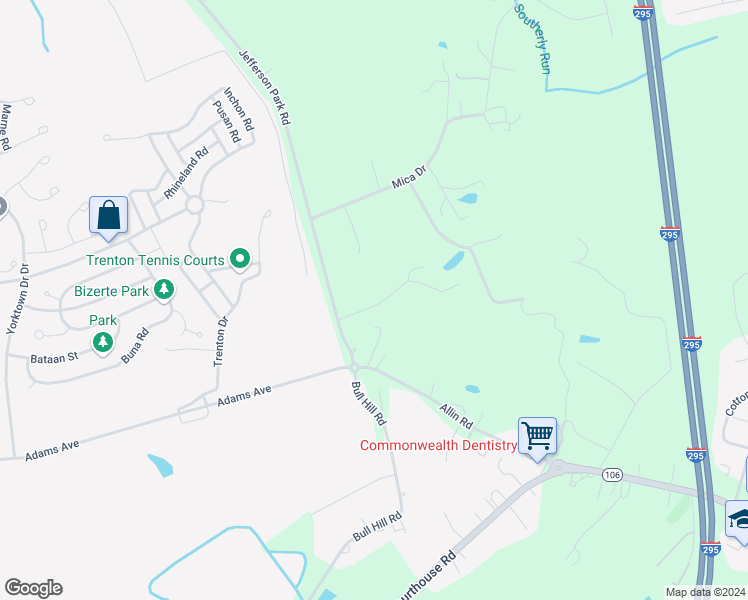 map of restaurants, bars, coffee shops, grocery stores, and more near 5342 Jovern Drive in Prince George