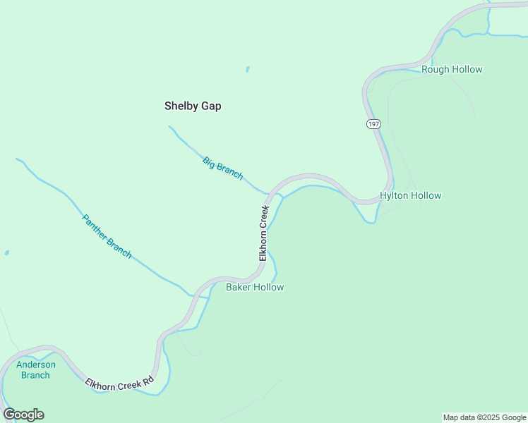 map of restaurants, bars, coffee shops, grocery stores, and more near 13709-14599 Elkhorn Creek Road in Shelby Gap