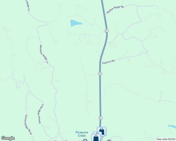 map of restaurants, bars, coffee shops, grocery stores, and more near 33034 Creek Ranch Road in Coarsegold