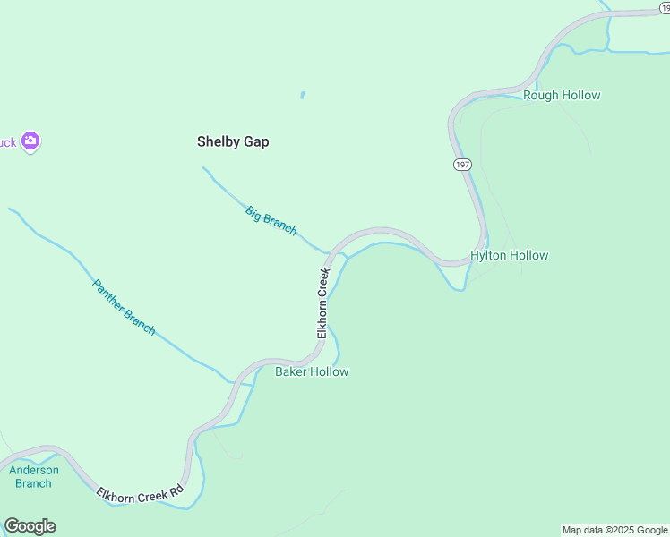 map of restaurants, bars, coffee shops, grocery stores, and more near 13709 Elkhorn Creek Road in Shelby Gap