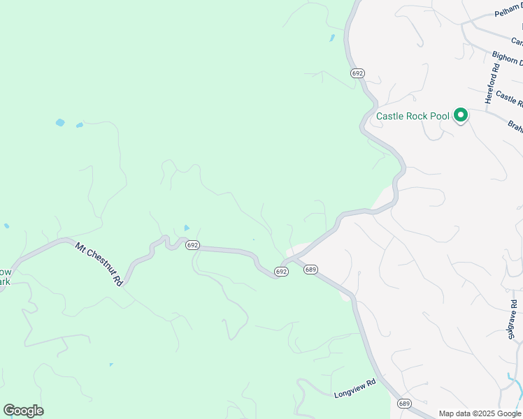map of restaurants, bars, coffee shops, grocery stores, and more near 6111 Mount Chestnut Road in Roanoke