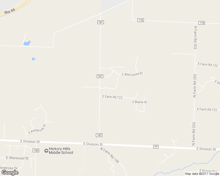 map of restaurants, bars, coffee shops, grocery stores, and more near 5049 East Hedgerow Drive in Springfield