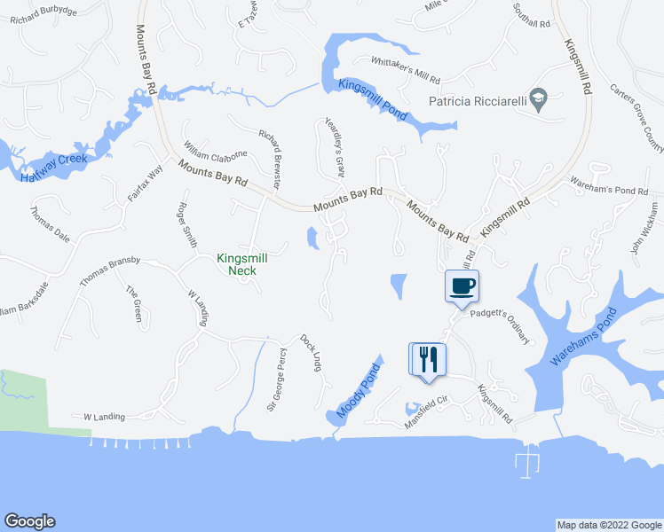 map of restaurants, bars, coffee shops, grocery stores, and more near in Williamsburg