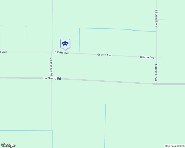 map of restaurants, bars, coffee shops, grocery stores, and more near 10384 East Le Grand Road in Le Grand