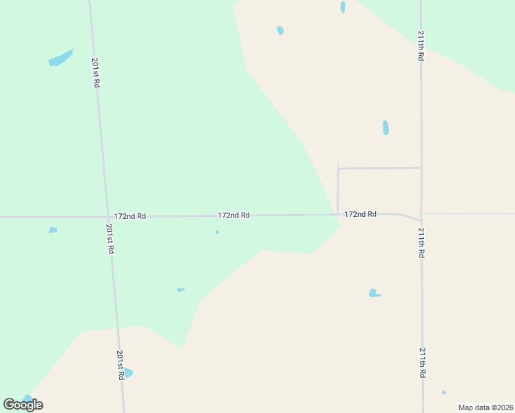 map of restaurants, bars, coffee shops, grocery stores, and more near 21386 172nd Road in Burden