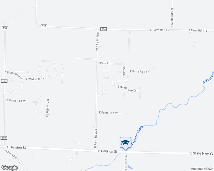 map of restaurants, bars, coffee shops, grocery stores, and more near 5689 Pearson Parkway in Strafford