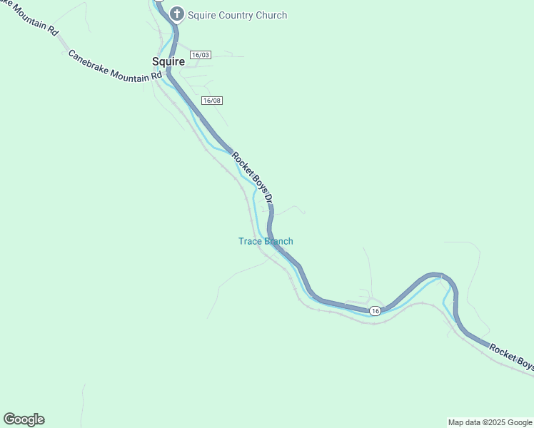 map of restaurants, bars, coffee shops, grocery stores, and more near Highway 16 in McDowell