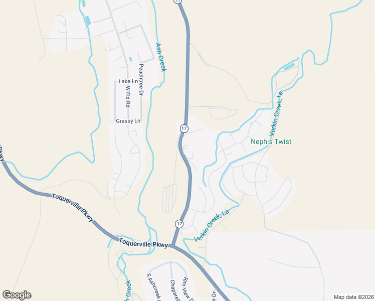 map of restaurants, bars, coffee shops, grocery stores, and more near 1245 West Pecan Avenue in Toquerville
