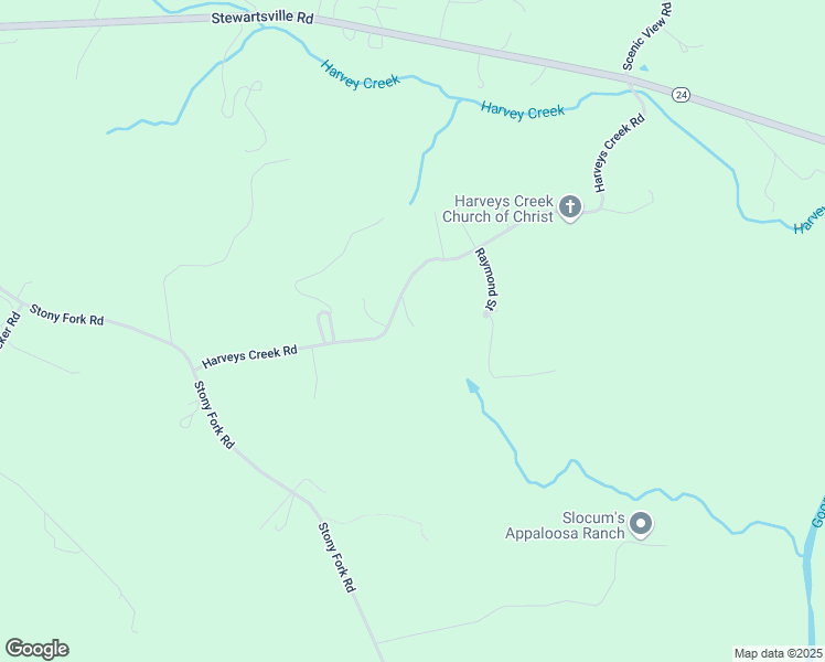 map of restaurants, bars, coffee shops, grocery stores, and more near 1832 Harveys Creek Road in Moneta