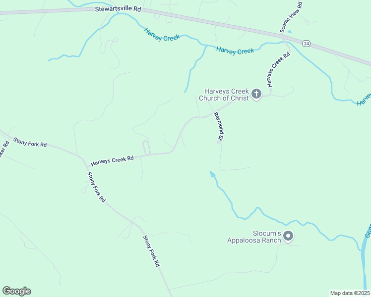 map of restaurants, bars, coffee shops, grocery stores, and more near 1832 Harveys Creek Road in Moneta