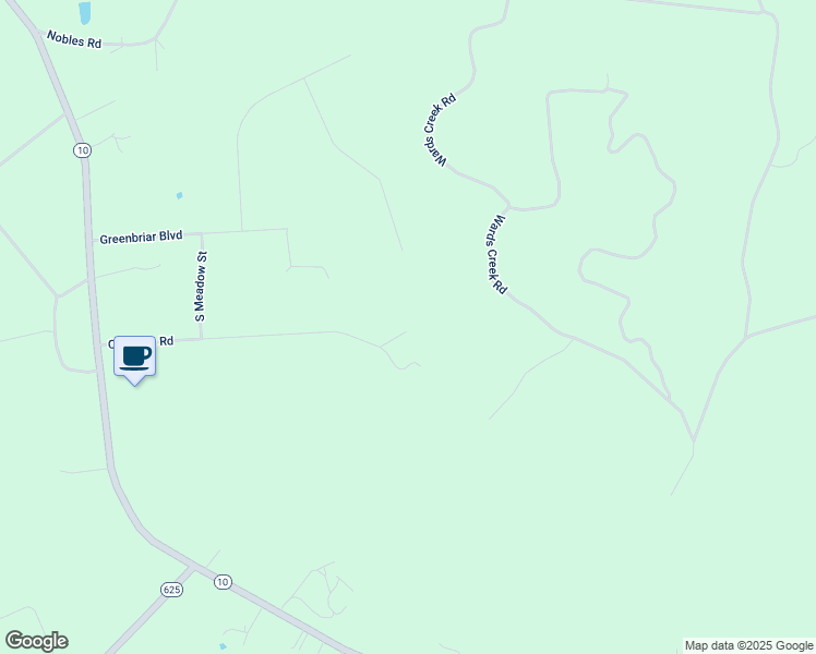 map of restaurants, bars, coffee shops, grocery stores, and more near 15910 Chieftain Road in Disputanta