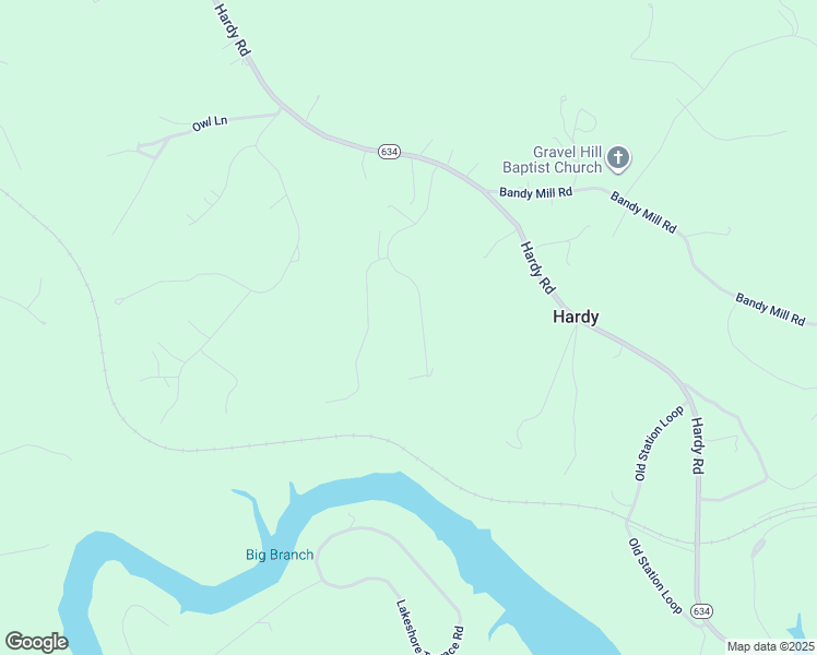 map of restaurants, bars, coffee shops, grocery stores, and more near 1425 Virginia Ridge Drive in Hardy