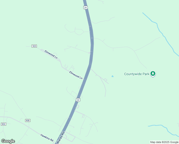 map of restaurants, bars, coffee shops, grocery stores, and more near 7363 Wards Road in Rustburg