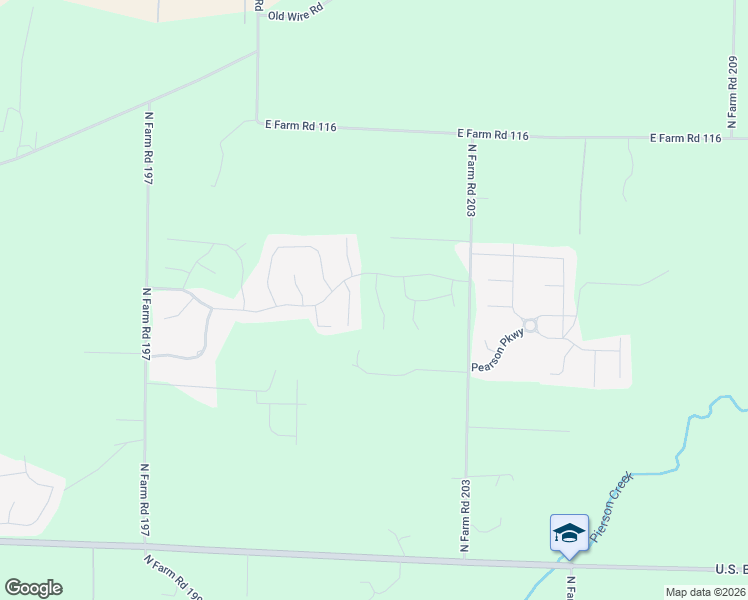map of restaurants, bars, coffee shops, grocery stores, and more near 5162 East Sun Valley Lane in Springfield