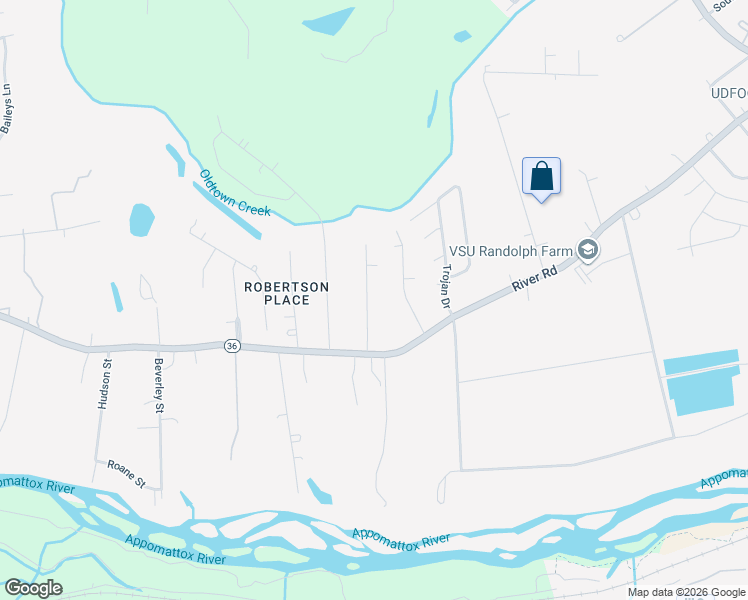 map of restaurants, bars, coffee shops, grocery stores, and more near 21431 Perdue Avenue in Petersburg