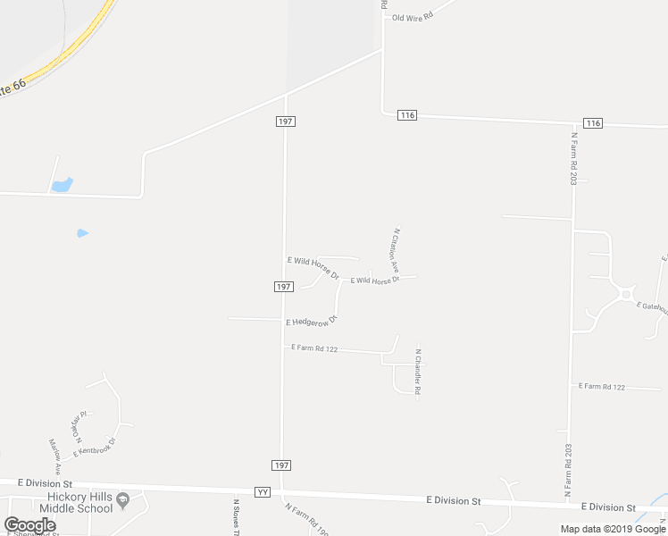 map of restaurants, bars, coffee shops, grocery stores, and more near 5067 East Wild Horse Drive in Springfield