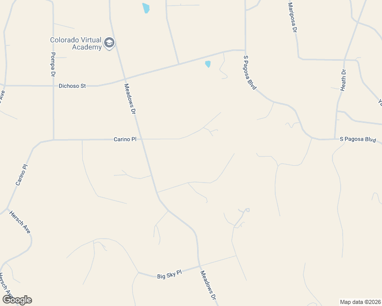 map of restaurants, bars, coffee shops, grocery stores, and more near 328 Rifle Place in Pagosa Springs