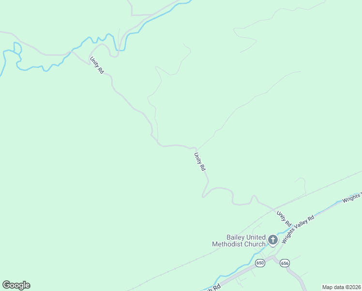 map of restaurants, bars, coffee shops, grocery stores, and more near Unity Road in Falls Mills