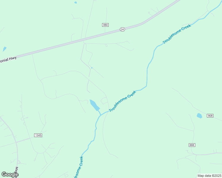 map of restaurants, bars, coffee shops, grocery stores, and more near 610 Two Bid Road in Evington